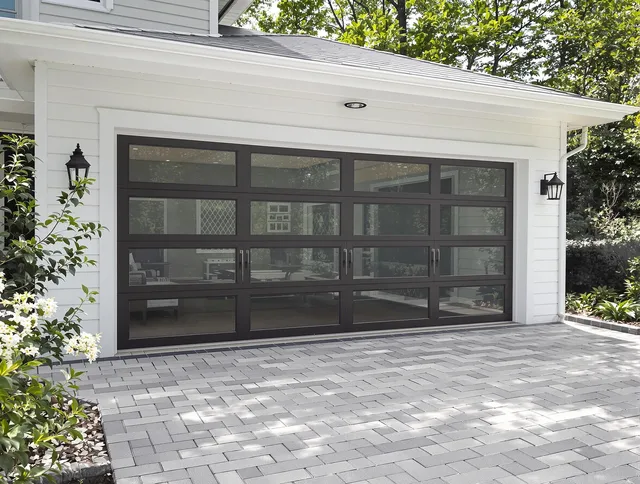 Clearwater Garage Door Repair design specialist presenting custom garage door options to Clearwater homeowner