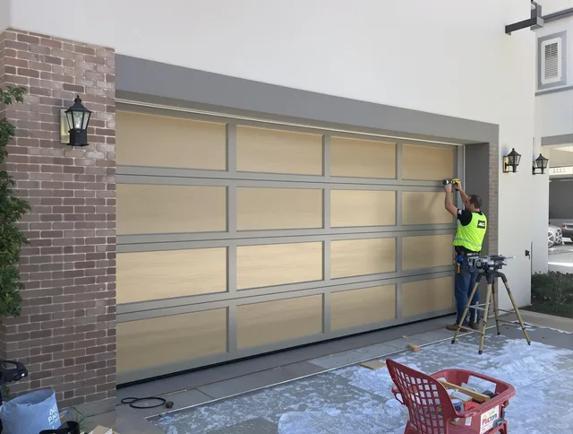 Garage door replacement service by Clearwater Garage Door Repair in Clearwater