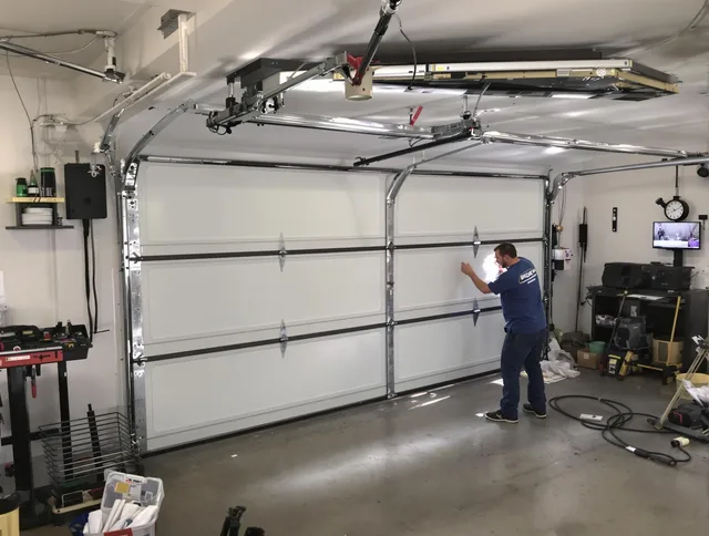 Professional garage door repair service by Clearwater Garage Door Repair in Clearwater