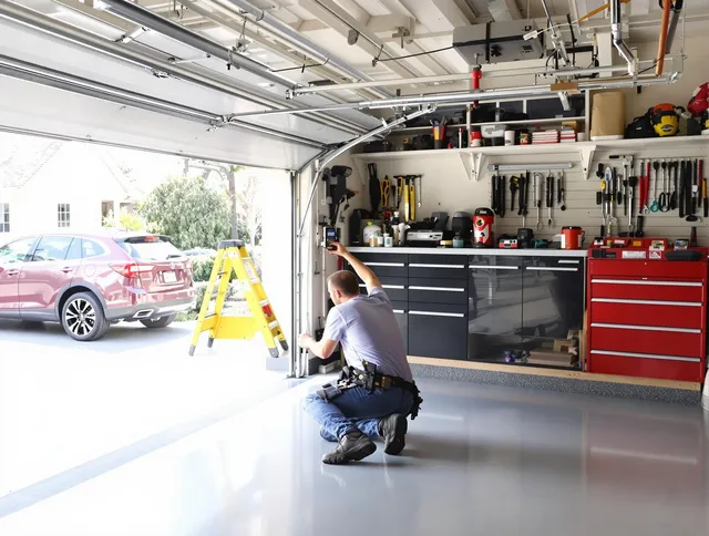Local garage door repair service by Clearwater Garage Door Repair in Clearwater