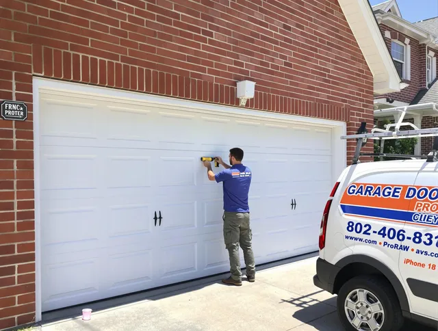 Local garage door repair service by Clearwater Garage Door Repair in Clearwater