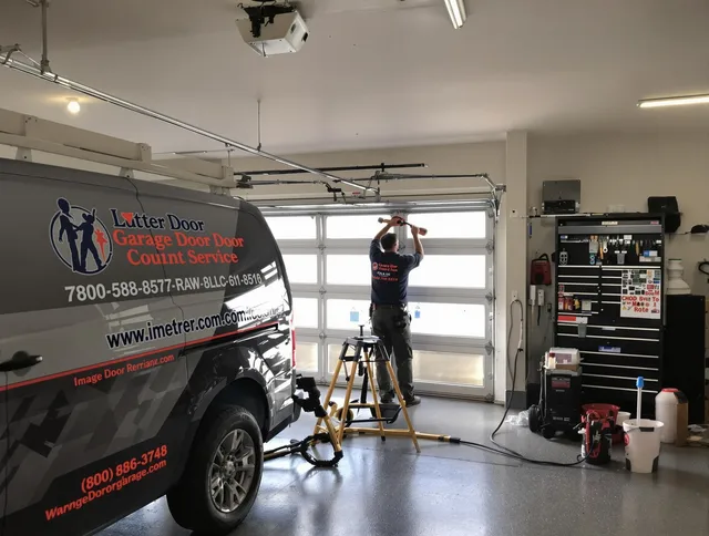 Clearwater Garage Door Repair team performing same-day garage door repair in Clearwater