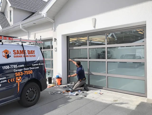 Same-day garage door repair service by Clearwater Garage Door Repair in Clearwater